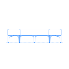 Furniture Benches Symbol Bench Curve Vinyl Svg File, Free Vectors File